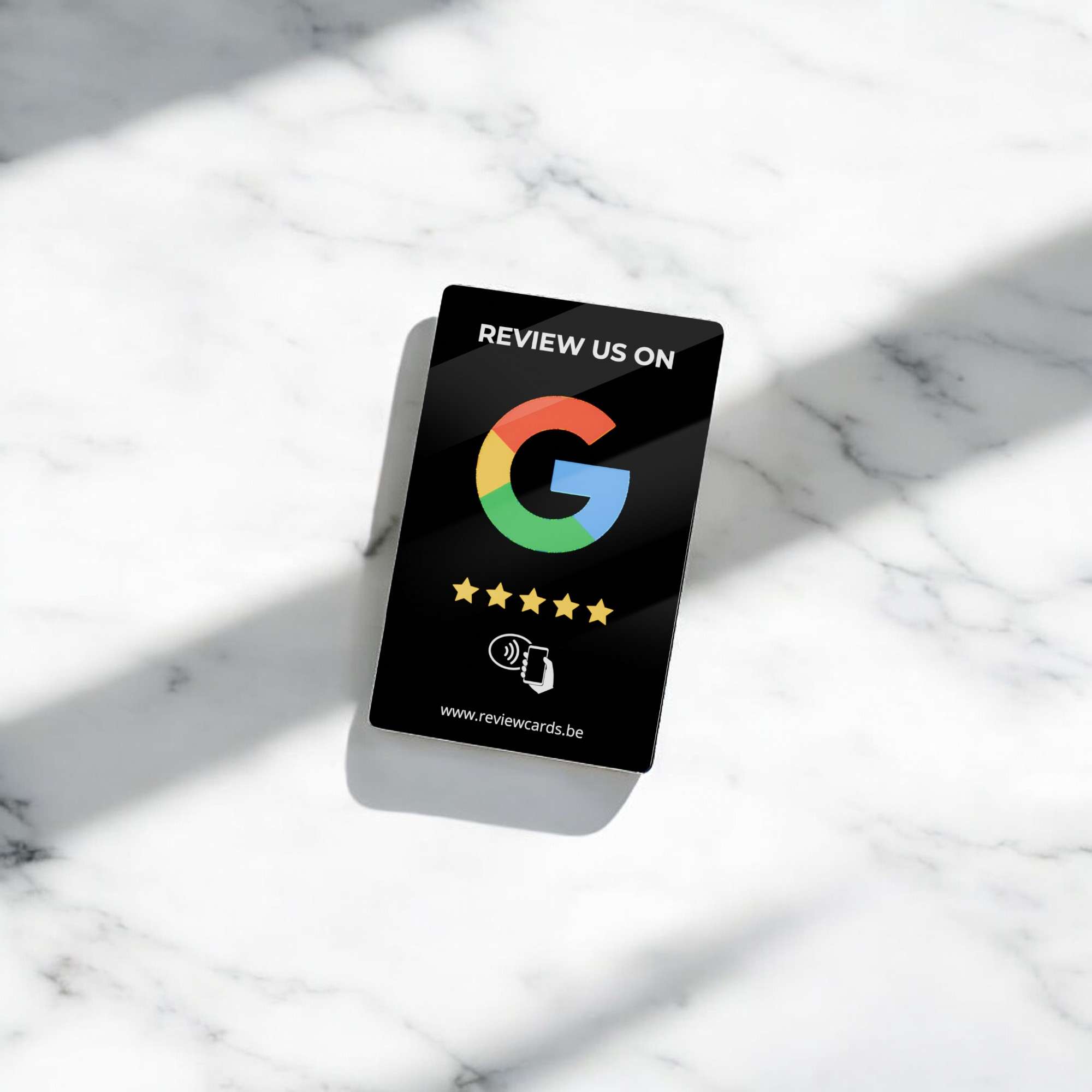 Google Review Card Black